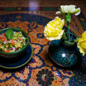 Salad Shirazi - Persischer Tomaten-Gurken-Salat