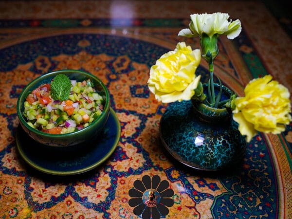 Salad Shirazi - Persischer Tomaten-Gurken-Salat