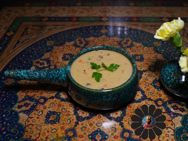 Soup-e Gharch - Persische Pilzsuppe